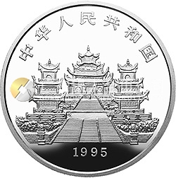 媽祖金銀紀念幣1/2盎司圓形銀質紀念幣