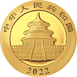 2022版熊貓貴金屬紀(jì)念幣30克圓形金質(zhì)紀(jì)念幣