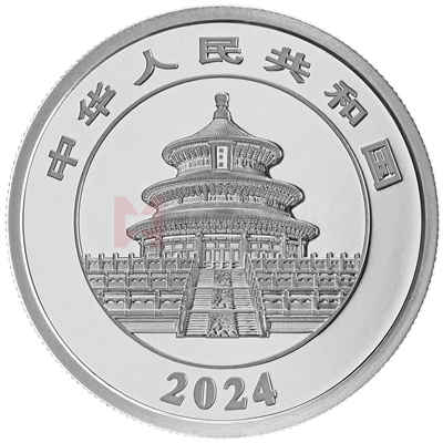 2024版熊貓30克精制鉑質(zhì)紀念幣